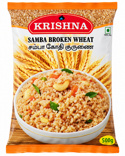 Samba Broken Wheat – Traditional Wheat Dalia