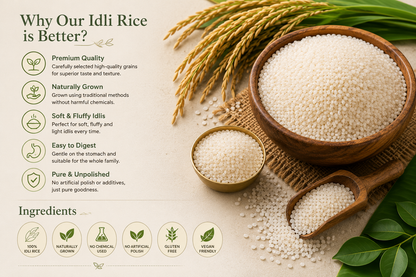 Premium Idli Rice – Buy Top-Rated Short Grain Rice Online